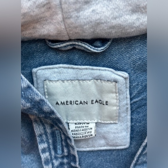 ‼️SOLD‼️ American Eagle Denim Sweater - Picture 4 of 5